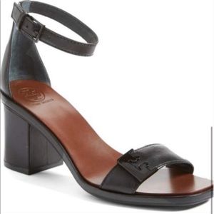 Tory Burch Gabrielle Leather Block Heel
